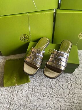 Tory Burch Ines Cage Slide Sandals